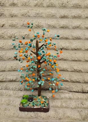 Дерево из декоративных камней3 фото