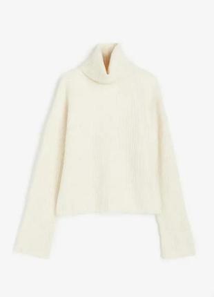 H&m гольф гольфик водолазка джемпер реглан лонгслив кофта в составе шерсть h&m р.s-м