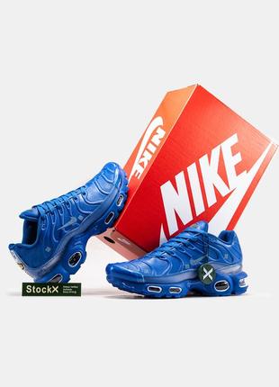 Мужские кроссовки nike air max tn plus blue найк синего цвета