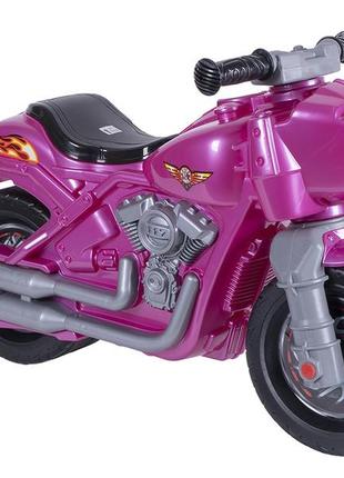 Мотоцикл каталка толокар для детей от года детский байк беговел для девочек велобег orion 504 (розовый)