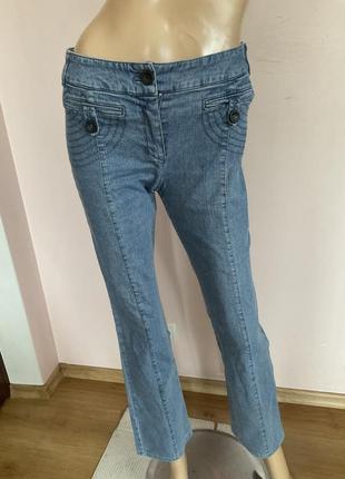 Стильные джинсы с эластами от бренда max mara/s/1 фото