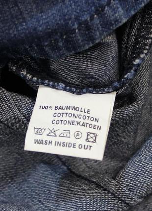 Топовая приталенная джинсовая рубашка с красивыми заклепками от vailent4 фото