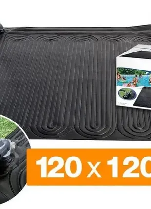 Intex килимок 28685 (120х120см), нагрівач від сонця solar heating mat