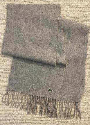 Длинный теплый шарф