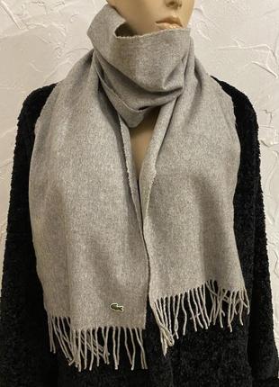 Длинный теплый шарф