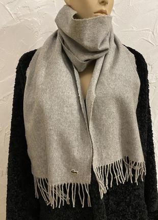 Длинный теплый шарф
