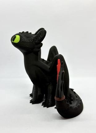 3д друк 3д фігурка toothless (беззубик)