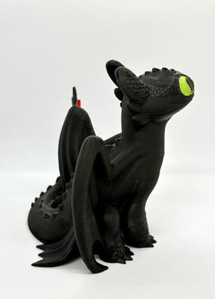 3д друк 3д фігурка toothless (беззубик)