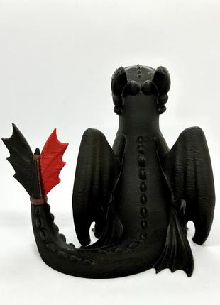 3д друк 3д фігурка toothless (беззубик)
