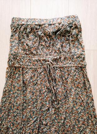 Літнє плаття без бретелей, трикотажний сарафон в підлогу на вагітну
