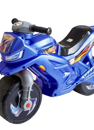 Мотоцикл двоколісний синій (501с)