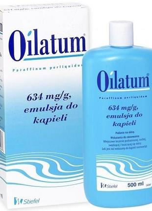 Емульсія для ванни  ойлатум oilatum bath care для сухої та свербіжної шкіри 500мл1 фото