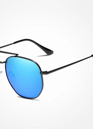 Чоловічі поляризаційні сонцезахисні окуляри kingseven n7748 black blue код/артикул 1843 фото