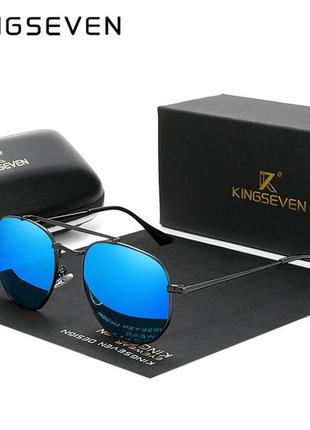 Мужские поляризационные солнцезащитные очки kingseven n7748 black blue код/артикул 184