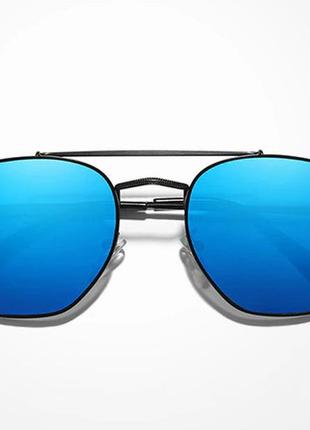 Чоловічі поляризаційні сонцезахисні окуляри kingseven n7748 black blue код/артикул 1842 фото