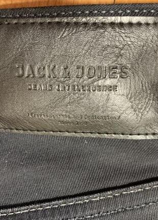 Чорні чоловічі джинси jack jones 36/34 slim fit5 фото