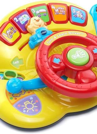 Музичне кермо vtech turn and learn driver yellow код/артикул 75 816