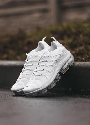 Чоловічі кросівки nike vapormax plus tn white