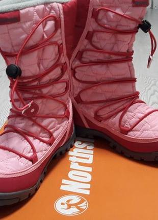 Зимові термо чоботи, черевики northside girls' starling snow boot, розмір 342 фото