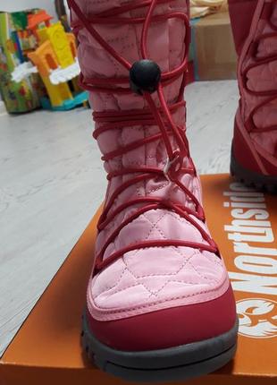 Зимові термо чоботи, черевики northside girls' starling snow boot, розмір 345 фото