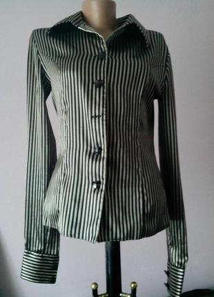 Стильна сорочка атласна