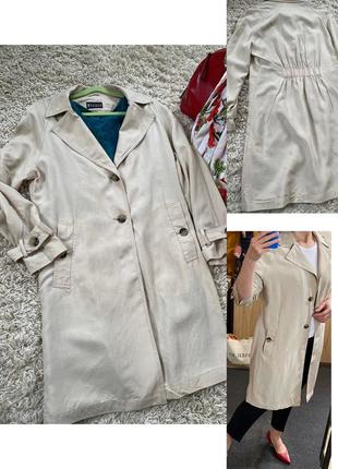 Стильный легкий без подкладочный тренч/плащ ,canda,p8-12