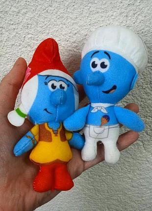 Смурфики комплект мягких игрушек mcdonald's