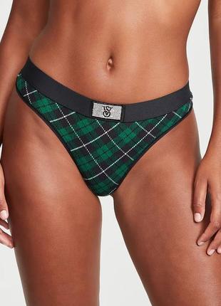 Комплект білизни, топ, бра, трусики зі стразами victoria&rsquo;s secret, оригінал5 фото