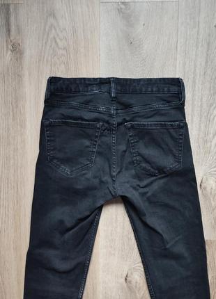 Черные темно серые джинсы mango sculpt 34 xs 160 рост7 фото