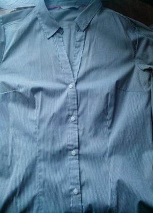 Стильная рубашка в полоску h&m6 фото