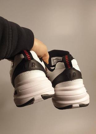💥nike air monarch iv (•white black red•)💧 9