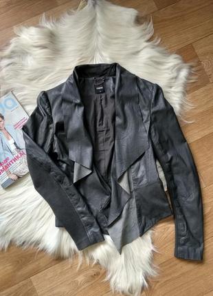 Курточка брендовий oasis шкіряна чорна,м1 фото