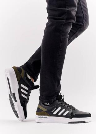 📊чоловічі кросівки adidas originals drop step black white khaki4 фото