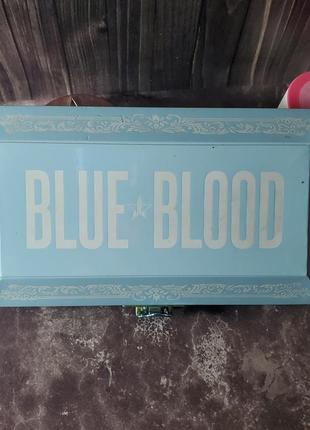 Палетка тіней blue blood від jeffree star cosmetics