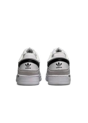 📊чоловічі кросівки adidas originals drop step white gray10 фото