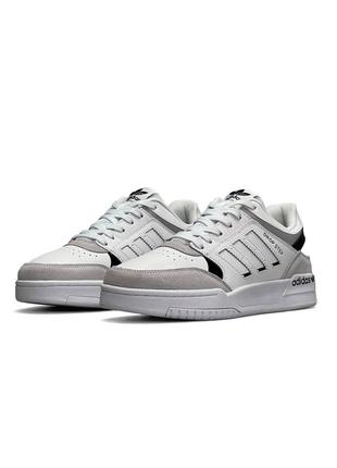 📊чоловічі кросівки adidas originals drop step white gray2 фото
