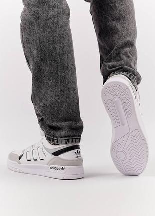 📊чоловічі кросівки adidas originals drop step white gray4 фото