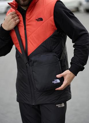 Комплект tnf жилет  + штани president. барсетка у подарунок!