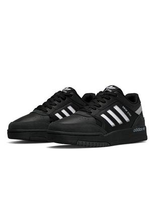 📊чоловічі кросівки adidas originals drop step all black white2 фото