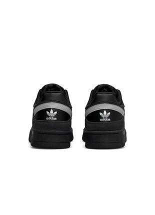 📊чоловічі кросівки adidas originals drop step all black white10 фото