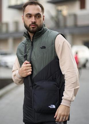 Комплект tnf жилет  + штани president. барсетка у подарунок!
