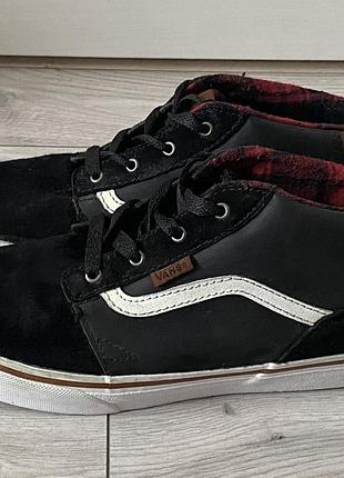 Кеды кроссовки ванс vans chapman mid черные оригинал