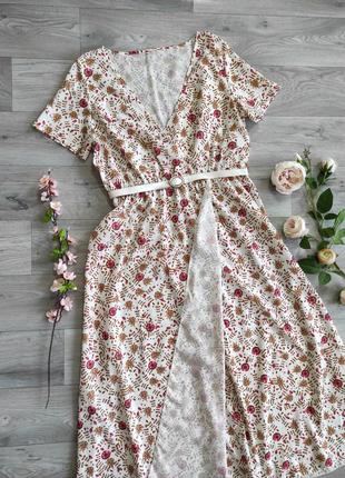 Шикарне легке літнє плаття запах3 фото