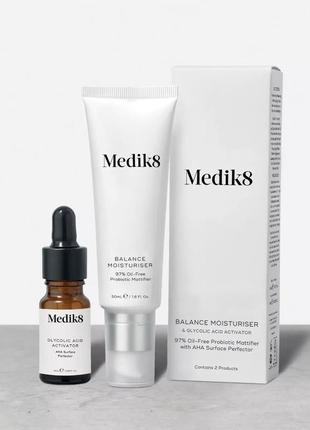 Безмасляный увлажняющий крем и сыворотка из анаbalance moisturiserTM & glycolic acid activator