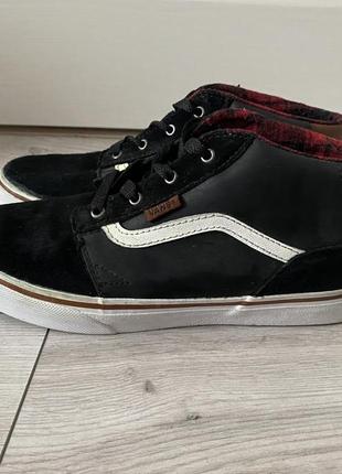 Кеды кроссовки ванс vans chapman mid черные оригинал