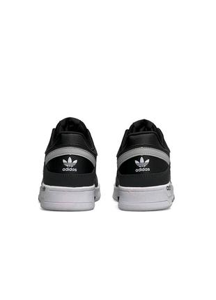 📊чоловічі кросівки adidas originals drop step black gray white10 фото