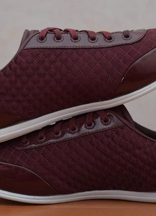 Кеды, кроссовки цвета марсала firetrap, 44.5 размер. оригинал