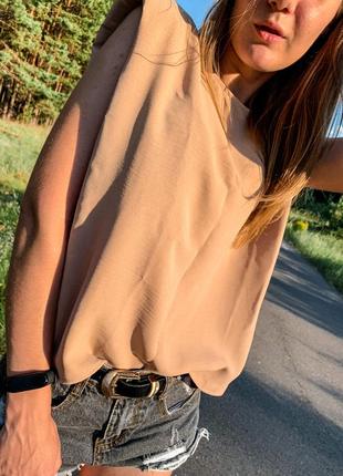 Майка с подплечниками