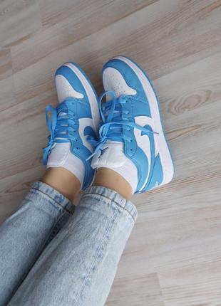 Женские кроссовки jordan 1 retro low люкс качество3 фото