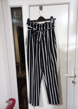 Брюки в полоску 6